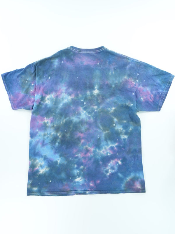 DOM Galaxy Space Kitty Tie Dye T-Shirt : XL