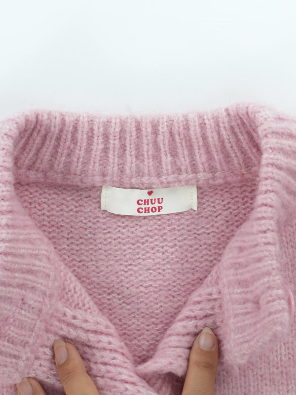 Chuu Chop Fluffy Cardigan : XL