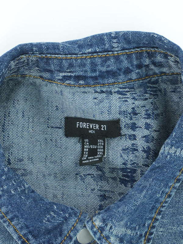 Forever 21 Denim Shirt : XXL