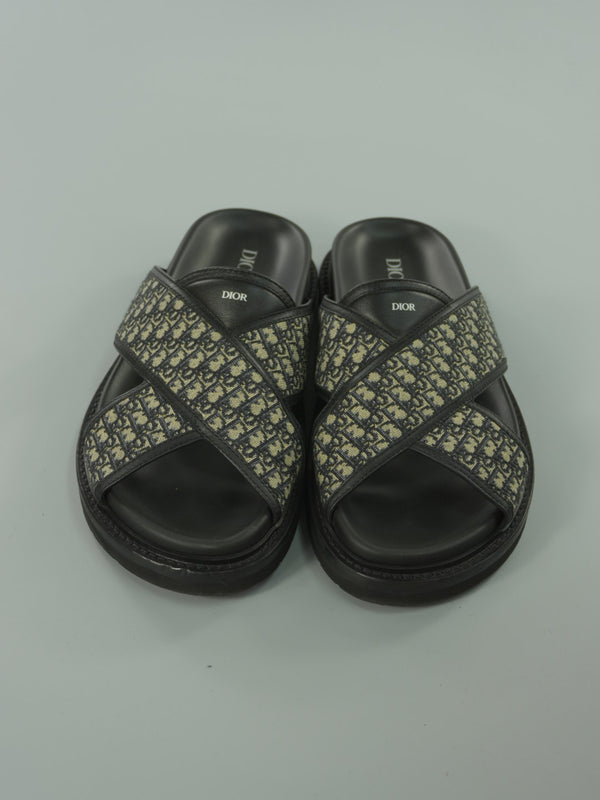 Christian Dior Oblique Mens Aqua Sandal : 42.5 EUR