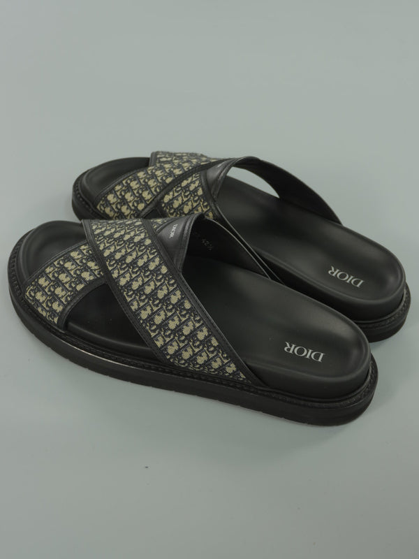 Christian Dior Oblique Mens Aqua Sandal : 42.5 EUR