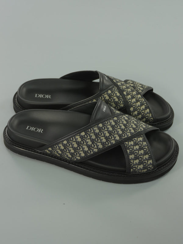 Christian Dior Oblique Mens Aqua Sandal : 42.5 EUR