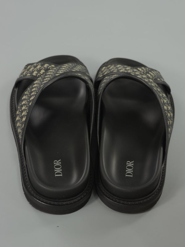 Christian Dior Oblique Mens Aqua Sandal : 42.5 EUR