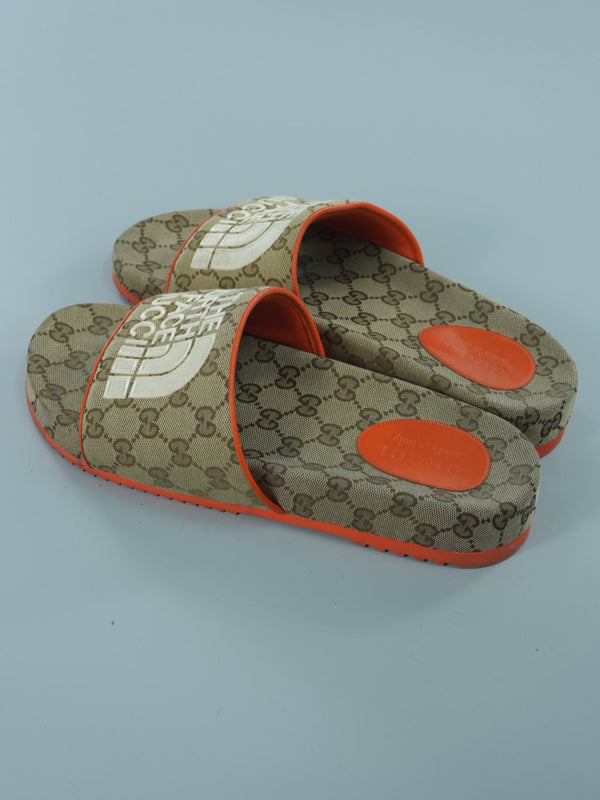 Gucci x The North Face GG Canvas Slides : 9