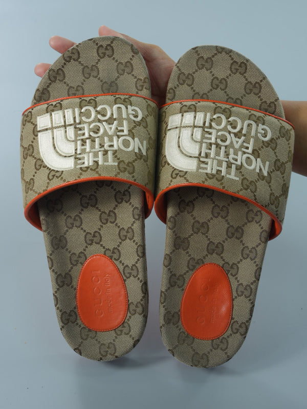 Gucci x The North Face GG Canvas Slides : 9