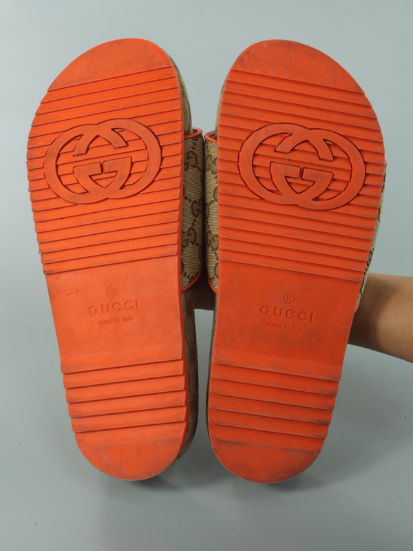 Gucci x The North Face GG Canvas Slides : 9